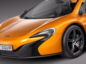 Mclaren 650S Spider 2015 3D Модель