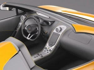 Mclaren 650S Spider 2015 3D Model