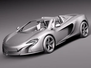 Mclaren 650S Spider 2015 3D Model