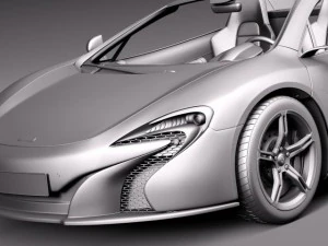 Mclaren 650S Spider 2015 3D Model