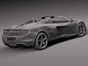Mclaren 650S Spider 2015 3D Model
