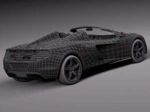 Mclaren 650S Spider 2015 3D Model