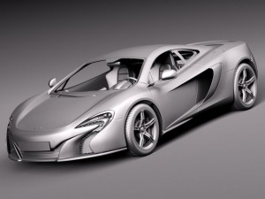 Mclaren 650S Coupe 2015 3D Модель
