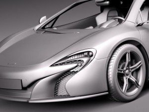 Mclaren 650S Coupe 2015 3D Модель