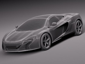 Mclaren 650S Coupe 2015 3D Модель