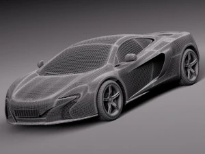 Mclaren 650S Coupe 2015 3D Model