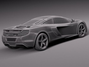 Mclaren 650S Coupe 2015 3D Модель