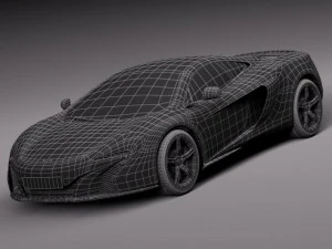 Mclaren 650S Coupe 2015 3D Model