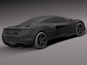 Mclaren 650S Coupe 2015 3D Модель