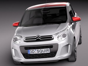 Citroen C1 2015 3Dモデル