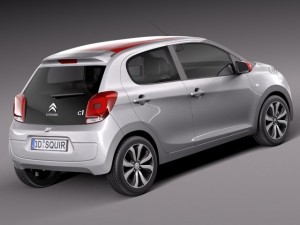 Citroen C1 2015 3Dモデル