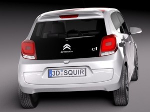 Citroen C1 2015 3Dモデル