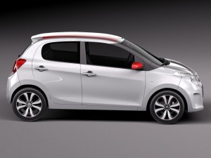 Citroen C1 2015 3Dモデル