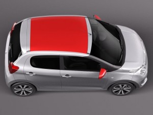Citroen C1 2015 3Dモデル