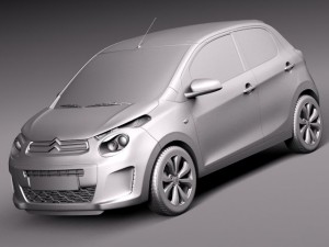 Citroen C1 2015 3Dモデル
