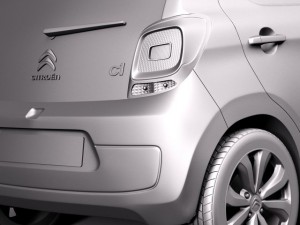 Citroen C1 2015 3Dモデル