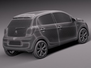 Citroen C1 2015 3Dモデル