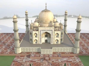 Taj Mahal Palace 3D Model