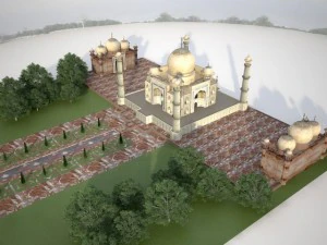 Taj Mahal Palace 3D Model
