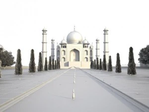 Taj Mahal Palace 3D Model