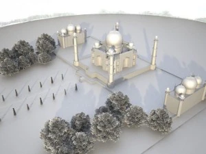 Taj Mahal Palace 3D Model