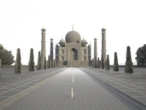 Taj Mahal Palace 3D Model