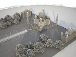 Taj Mahal Palace 3D Model