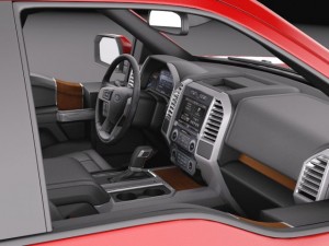 F-150 Platinum Crew Cab 2015 3D 모델