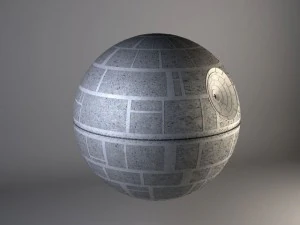 Morte Nera di Star Wars completata Modello 3D
