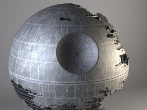 Star Wars Death Star Destroyed 3D Модель