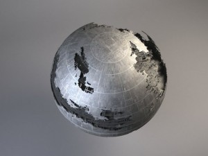 Star Wars Death Star Destroyed 3D Модель