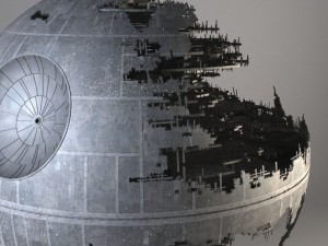 Star Wars Death Star Destroyed 3D Модель