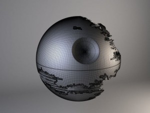 Star Wars Death Star Destroyed 3D Модель