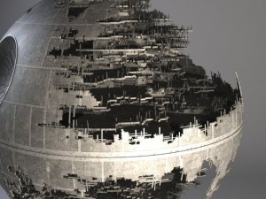 Star Wars Death Star Destroyed 3D Модель