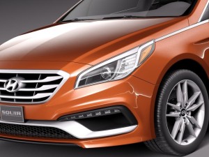 Hyundai Sonata 2015 3D Model