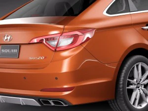 Hyundai Sonata 2015 3D Model