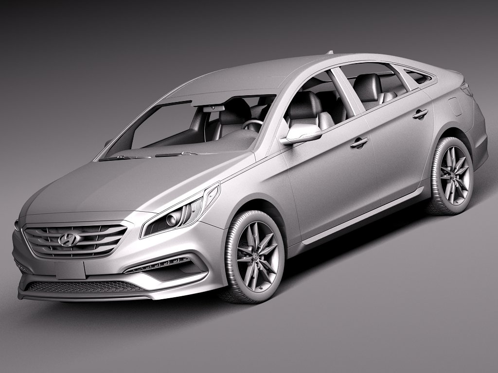 Hyundai sonata 3d model