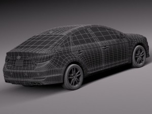 Hyundai Sonata 2015 3D Model