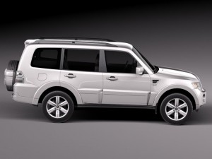 Mitsubishi Pajero 2006-2013 3D Модель