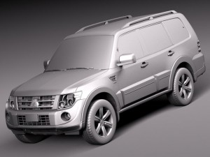 Mitsubishi Pajero 2006-2013 3D Модель