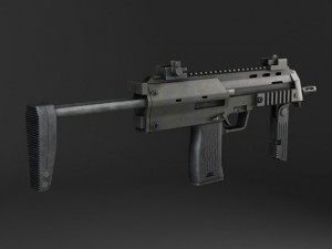MP7A1 Submachine Model 3D