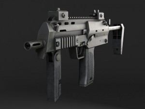 MP7A1 Submachine Model 3D