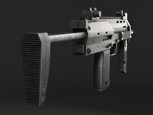 MP7A1 Submachine Model 3D