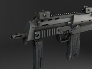 MP7A1 Submachine Model 3D