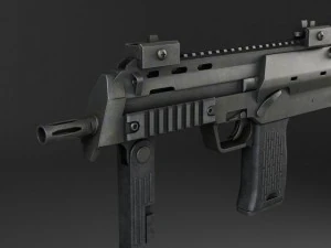 MP7A1 Submachine 3D Model