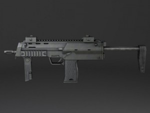 MP7A1 Submachine Model 3D