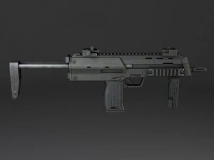 MP7A1 Submachine 3D Model
