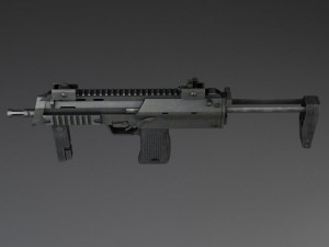 MP7A1 Submachine Model 3D