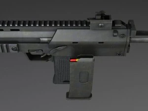 MP7A1 Submachine 3D Model