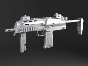 MP7A1 Submachine Model 3D